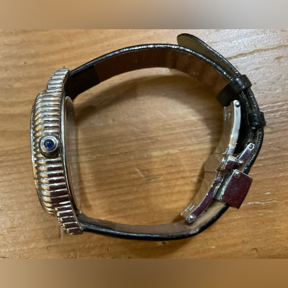 Judith RipkaSterling Silver mother of pearl hearts deployment buckle wrist watch - Picture 4 of 8